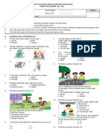 Soal PAS Kelas 1 Tema 6