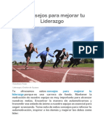 20 Consejos para Mejorar Tu Liderazgo