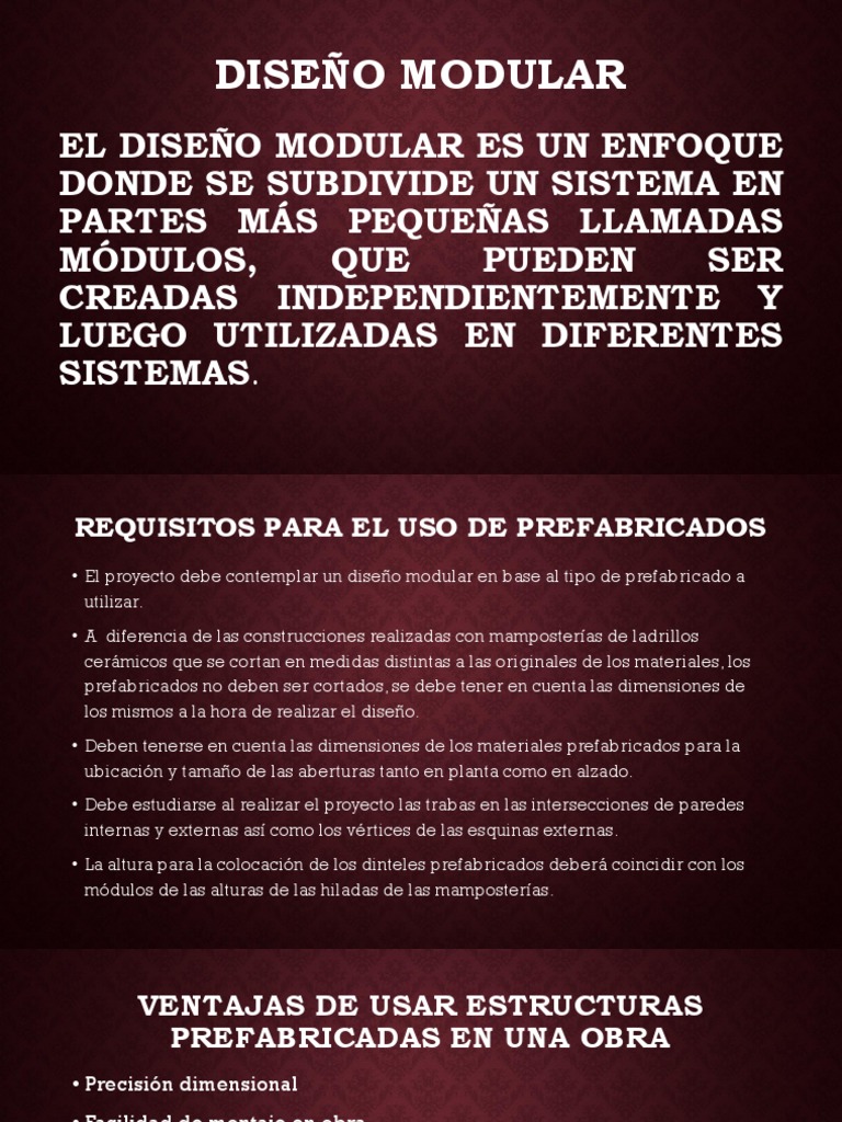 1 Diseño Modular | PDF