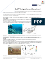 Announcement of The 20 Ecological Research Paper Award: Awardannouncement