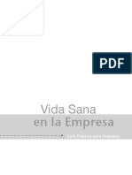 3. Vida Sana en la Empresa, Guía Práctica para Empresa MINSAL, INTA, Acción RSE, Consejo VIDA CHILE, 2004