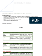 3°4° Grado - Experiencia de Aprendizaje N°01