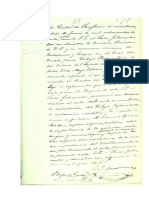 Varas, Adela. Documento de Sarmiento Sobre Creación de Colegio Preparatorio. Foto y Transcripción
