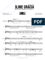 CVA - Sublime Gracia ACapella Sop C# - Partitura Completa