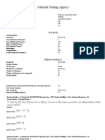 National Testing Agency: B Tech