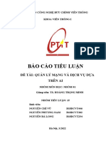 Nhóm 15 Quản lý mạng và dịch vụ dựa trên AI