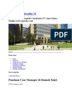 Dr. Galih Endradita M: Panduan Case Manager Di Rumah Sakit