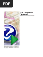 PDF Converter For Windows 7: © 2009 Vivid Document Imaging Technologies