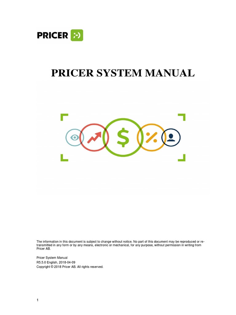 Pricer System Manual | Download Free PDF | Installation (Computer ...