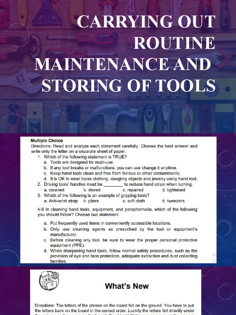 Carrying Out Routine Maintenance | Download Free PDF | Lubricant ...