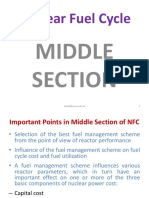 Nuclear Fuel Cycle: Middle Section