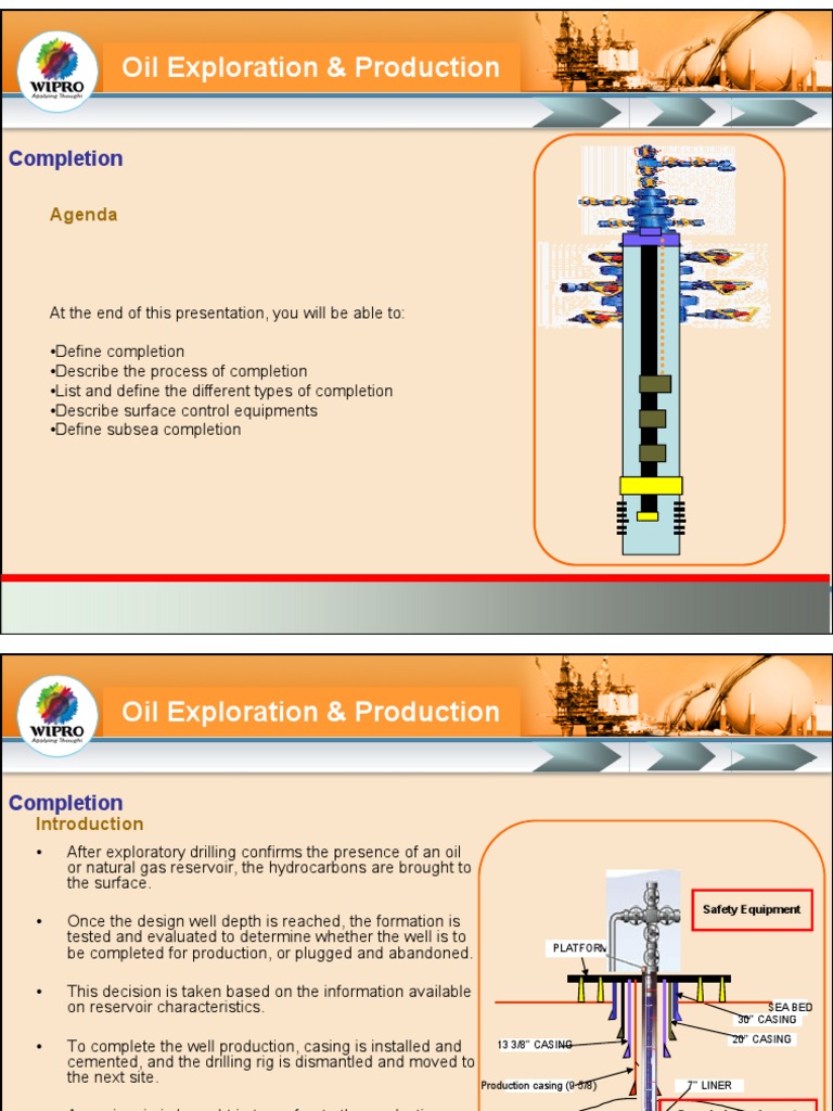 Basics of Well Completion-E&P | PDF | Casing (Borehole) | Valve