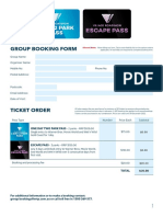 Multi-Park Group Booking Form 2022