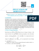 Application of Derivatives