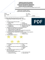 Soal PAT Kelas 1 Tema 8 TP. 21-22