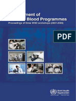 Managing National Blood Programmes