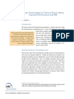 Digital Technologies For Thermal Power Plants Improves Performance and Roi