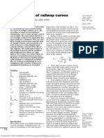 Realignment of Railway Curves