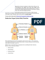 Endocrine Organ System Body Function Hormones PDF