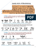 The 11 TH Dynasty Stele of Mentuhotep