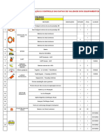 Controle Validade Equipamentos - Junho 2022