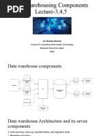 Data Warehousing Components - L3 - L4 - L5