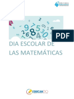 Guia Didactica para La Celebracion Del Dia Escolar de Las Matematica