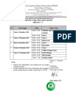 Jadwal Pas Kelas 1-3