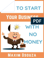 How To Start A Business With No Money v2