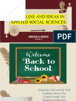 Discipline and Ideas in Applied Social Sciences: Anielyn D. Pabito