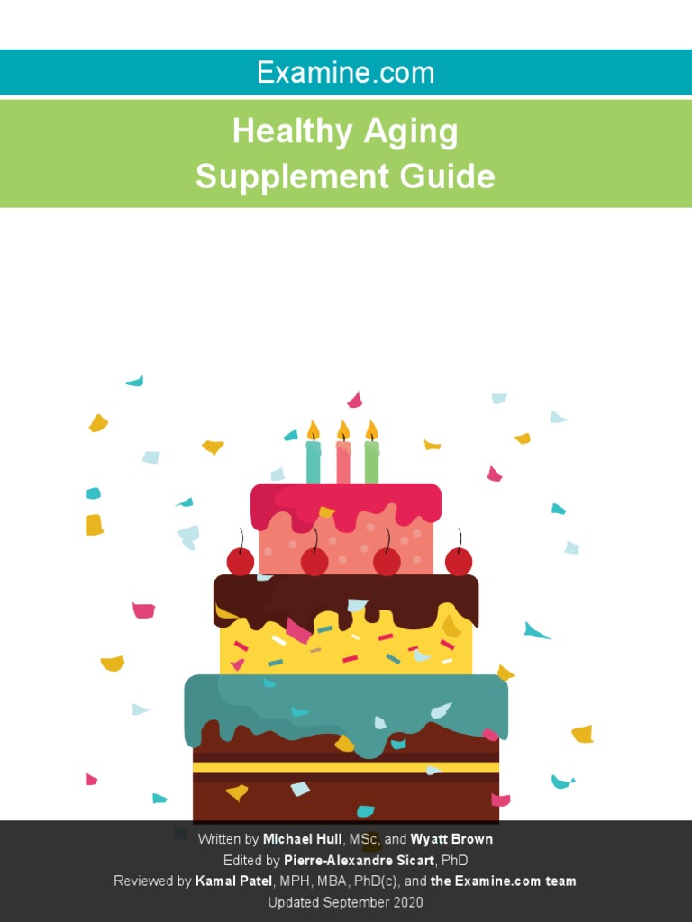 Examine Healthy Aging Supplement Guide 20200920 PDF Mitochondrion