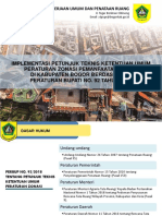 Materi Petunjuk Teknis Perbup No. 92 Tahun 2018