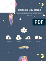 Cartoon Education Visual Studio Design