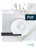Kao Solutions For Skin Care Formulations: Kao'S Surfactant Technology Applied To Personal Care