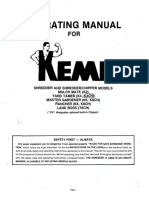 Kemp Chipper-Shredder Manual