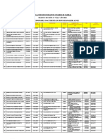 Relación de estudiantes y padres 6° Único 2022