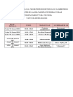 Jadwal UAS D III Teknologi Elektromedis Ganjil 2022