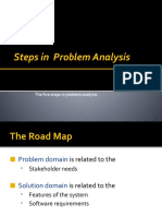 Five steps in problem analysis