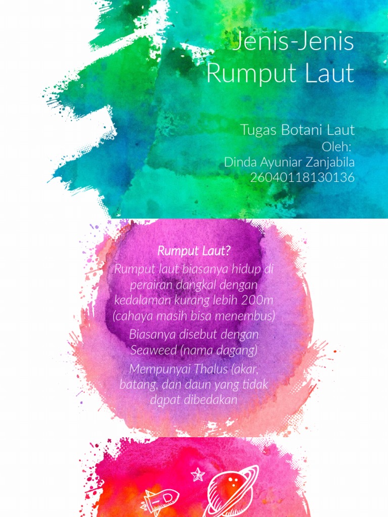 Klasifikasi dan Morfologi Rumput Laut | PDF | Griya & Taman