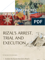 Rizal Arrest Trial and Execution PDF