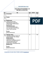 1º ANO DO CURSO DE EDUCAÇÃO MEDIÚNICA 2015 TERÇA TARDE Das 14 - 30h ÀS 16 - 30h