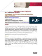 Creencias y Prácticas Parentales en Torno Al Desarrollo de La Alfabetización Emergente