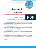 Espécies de Polícias