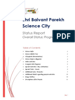 Shri Balvant Parekh Science City: Status Report