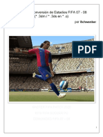 Tutorial Conversion de Estadios en Español FIFA 07 - 08