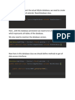 10.1 Room Database Class (Short Note)