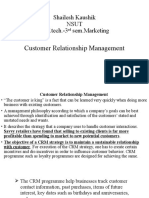 Customer Relationship Management CRM IGNOU NSUT