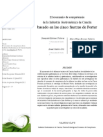 Basado en Las Cinco Fuerzas de Porter: El Escenario de Competencia de La Industria Gastronómica de Cancún