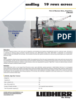 Liebherr Lhm Mobile Harbour Crane Container Handling 19 Rows Across Job Report