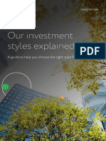 Our Investment Styles Explained: A Guide To Help You Choose The Right Style For You